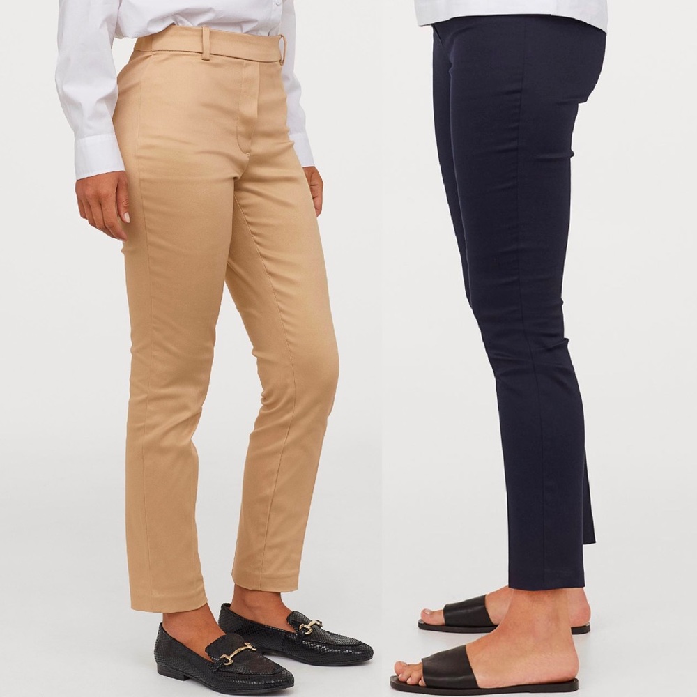 H&M Set of 2 Stretch Slacks, Ankle & Full Length